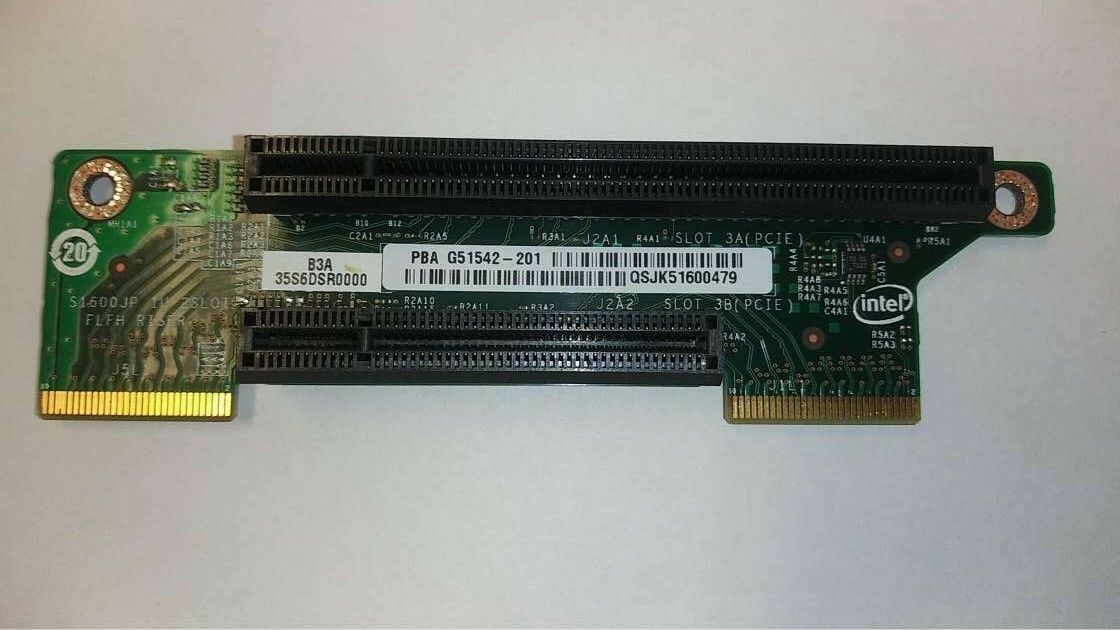 INTEL G51542-201 S1600JP 1U 2SLOT FLFH RISER
