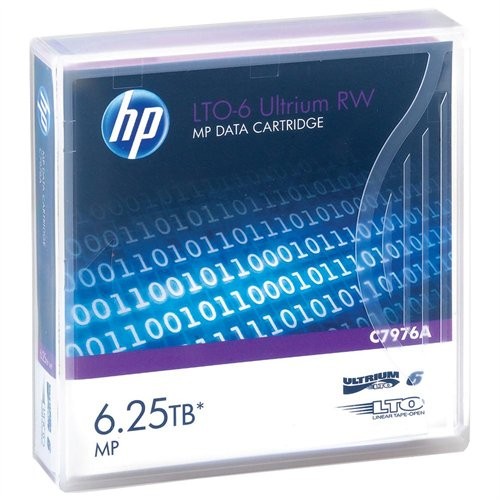 HPE LTO-6 6.25TB Ultrium RW Cartridge (C7976A)