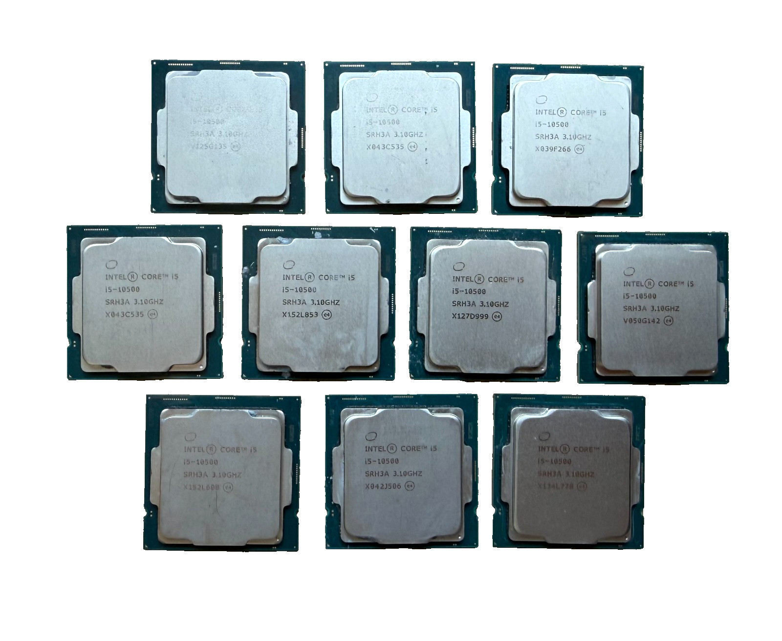 Lot 10 - Intel Core i5-10500 CPU SRH3A 3.1GHz 6-Core LGA1200 Desktop Processor