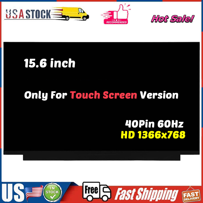 15.6" for HP 15-DY1025 15-DY1025NR LCD 1366x768 Touch Digitizer Replacement