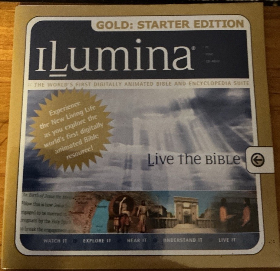 ILumina Gold Starter Ed. Live the Bible Animated Bible Software 2004