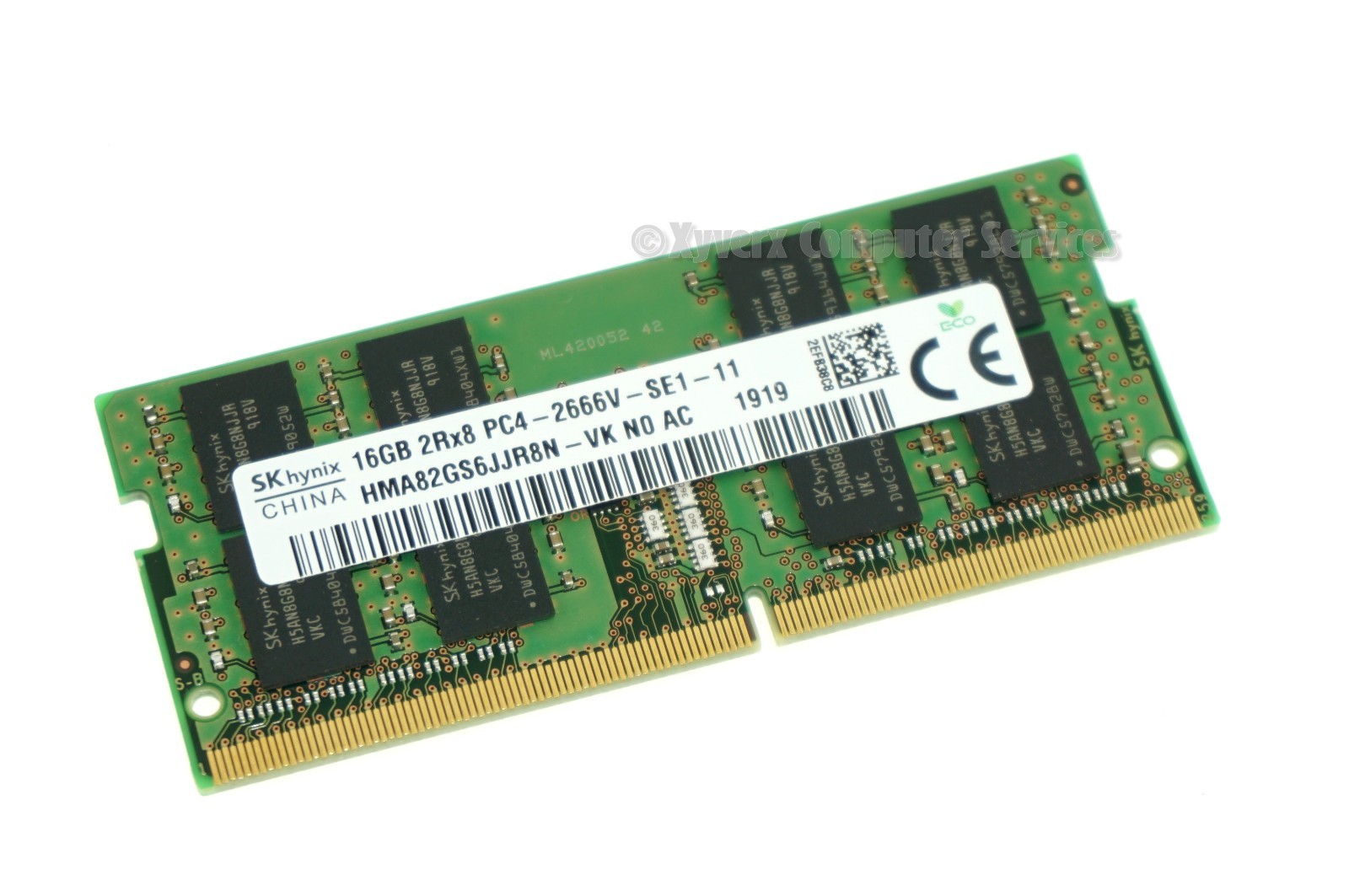 HMA82GS6JJR8N-VK GENUINE HYNIX LAPTOP MEMORY 16GB PC4-2666V DDR4 SODIMM (CA612)