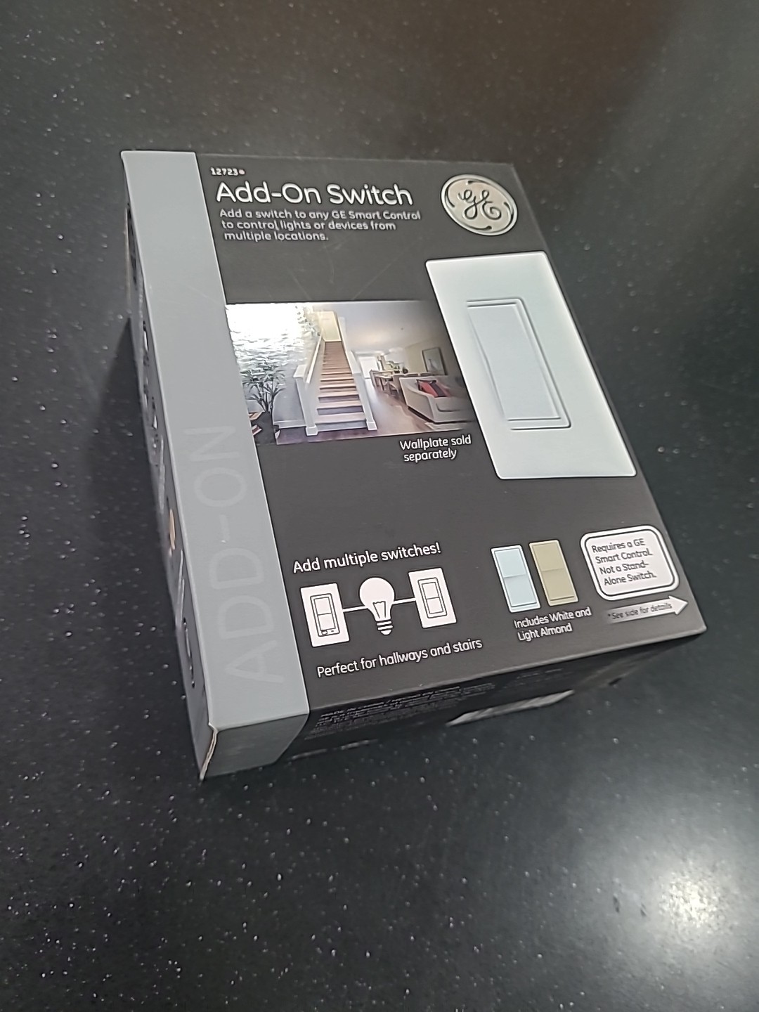 GE Enbrighten Add-On Z-Wave Zigbee Switch White/Almond 12723 Not Standalone