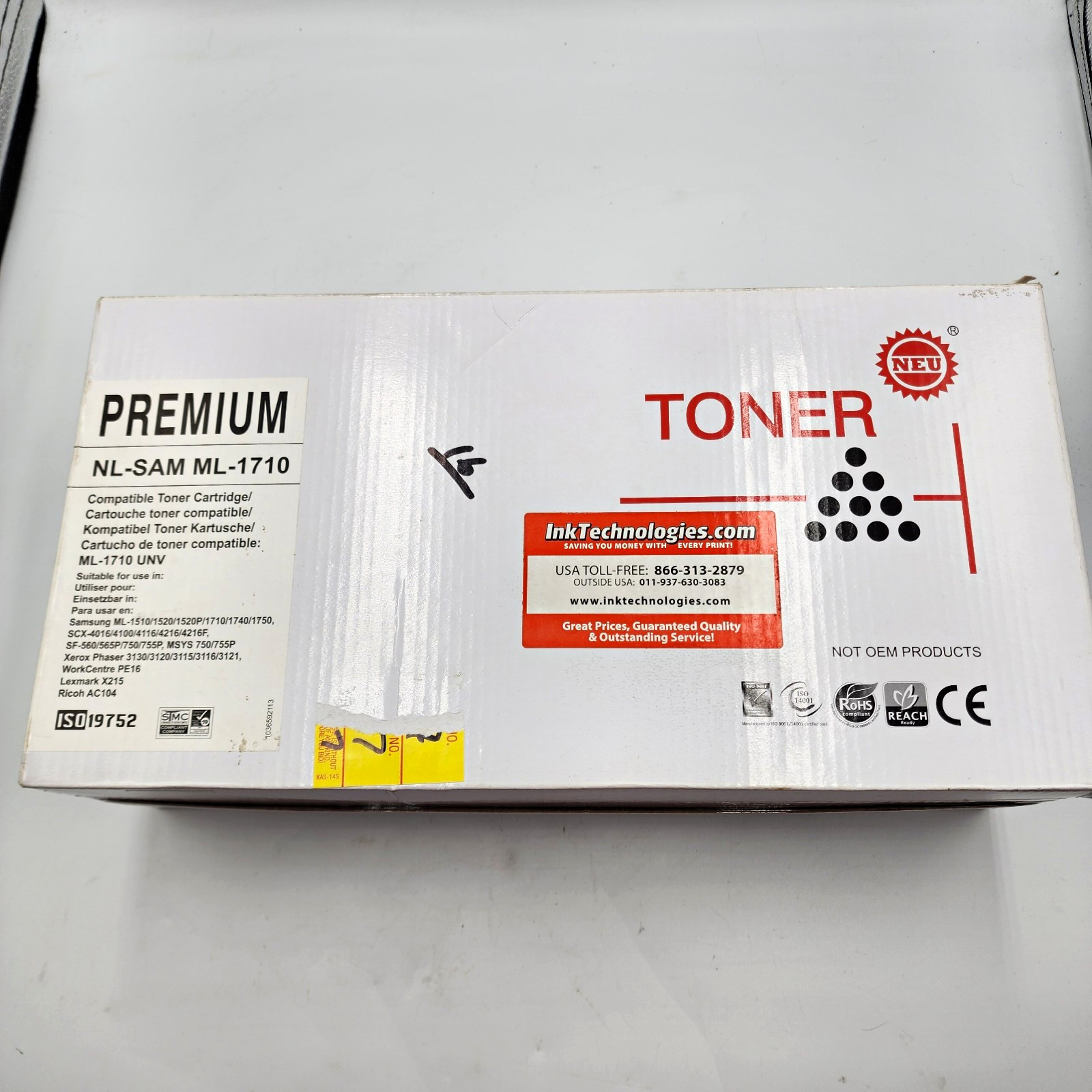 Premium NL-SAM ML-1710 Compatible Black Laser Toner for Samsung ML-1510/1520