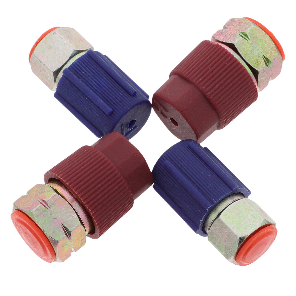 4PCS/Set R1234yf to R134a Adapter Ac Retrofit Kit R134a Adapter Ac Fitting