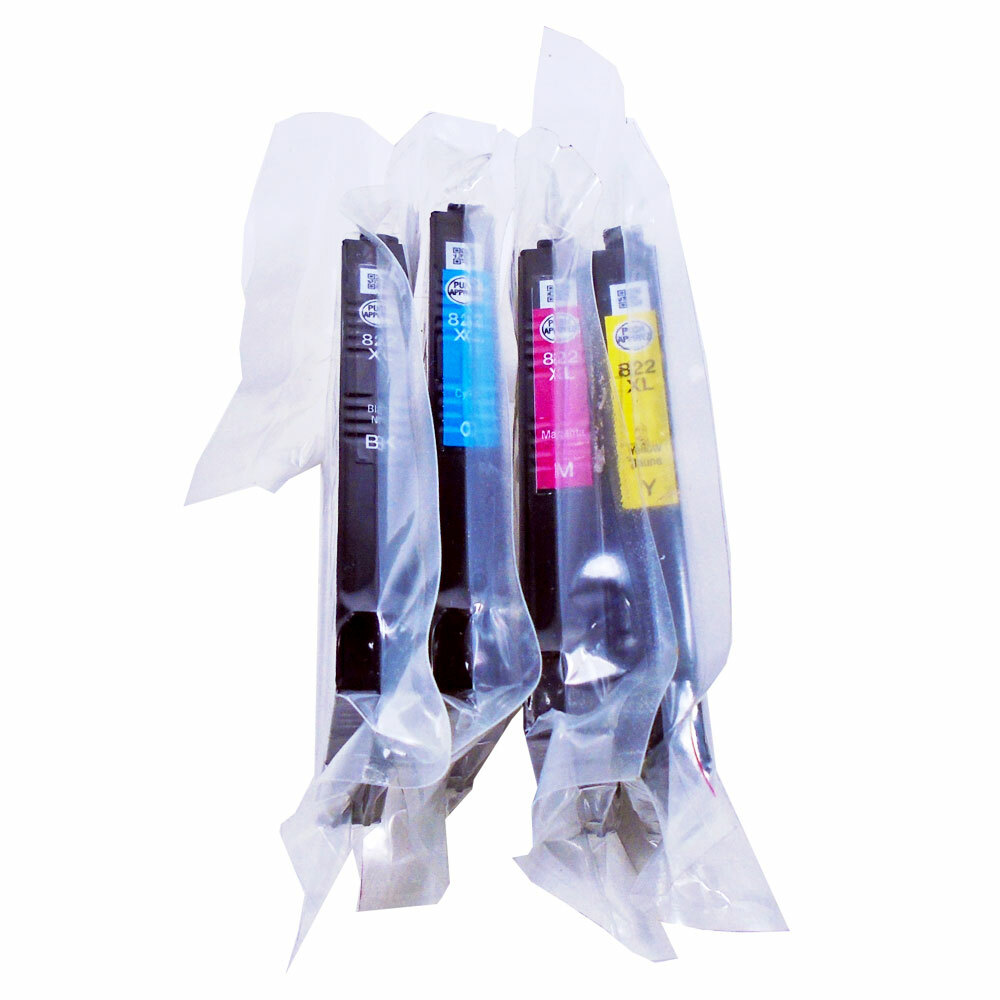 4pk Genuine Epson 822XL Black & Color Ink WF-3820, WF-4820, WF-4830, and WF-4834