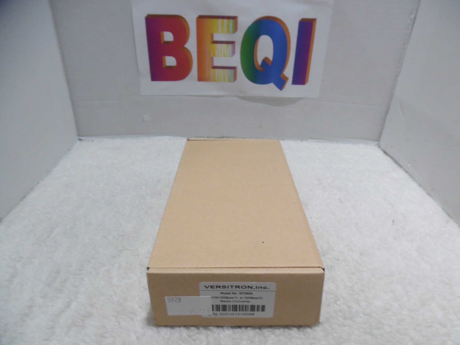 New Versitron M7260A 10/100/1000BaseT to 1000Base-SX/LX Fiber Media Converter