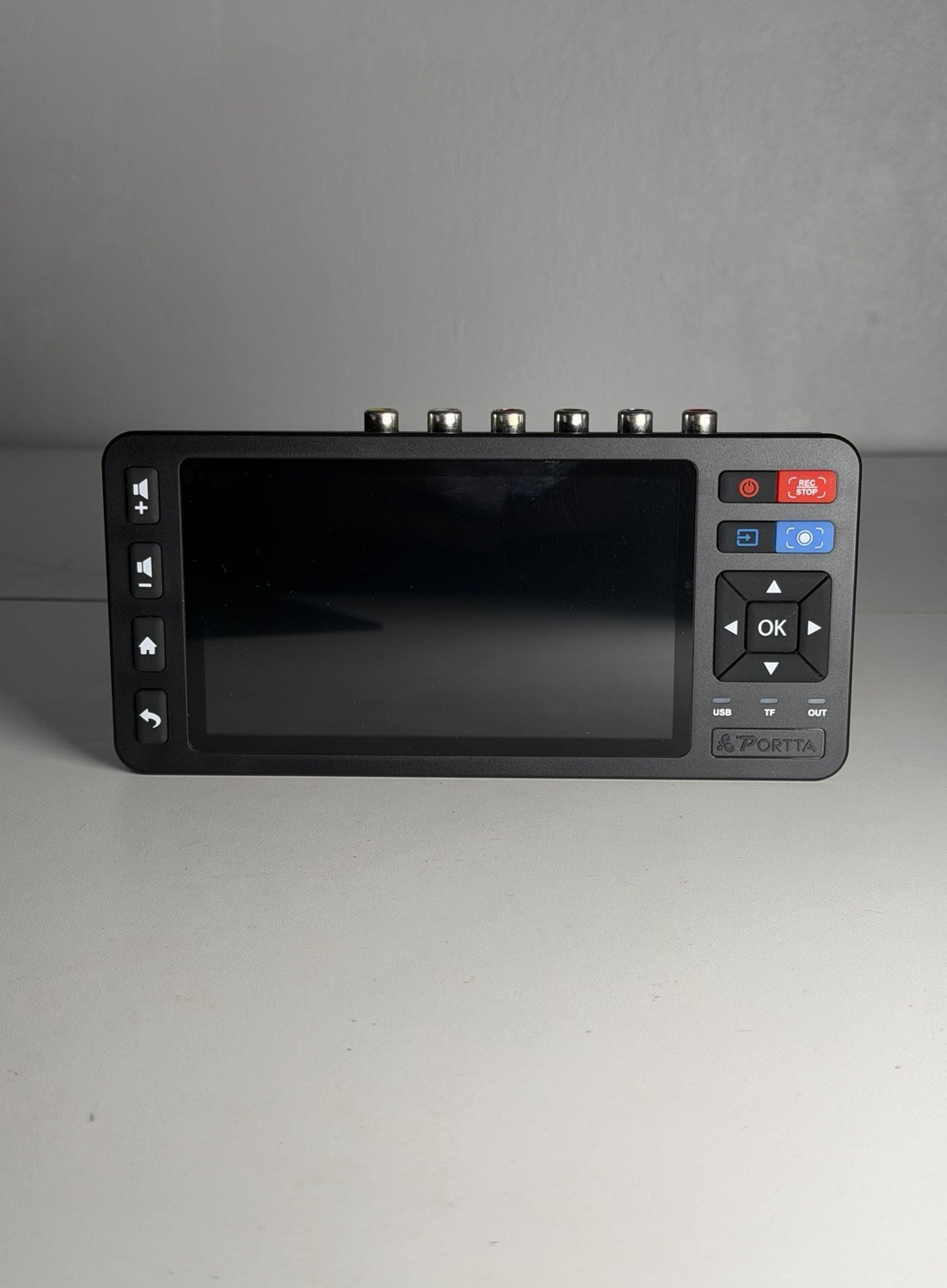Portta VD22P VHS to Digital Converter with 5 HD Screen Video Capture Recorder US