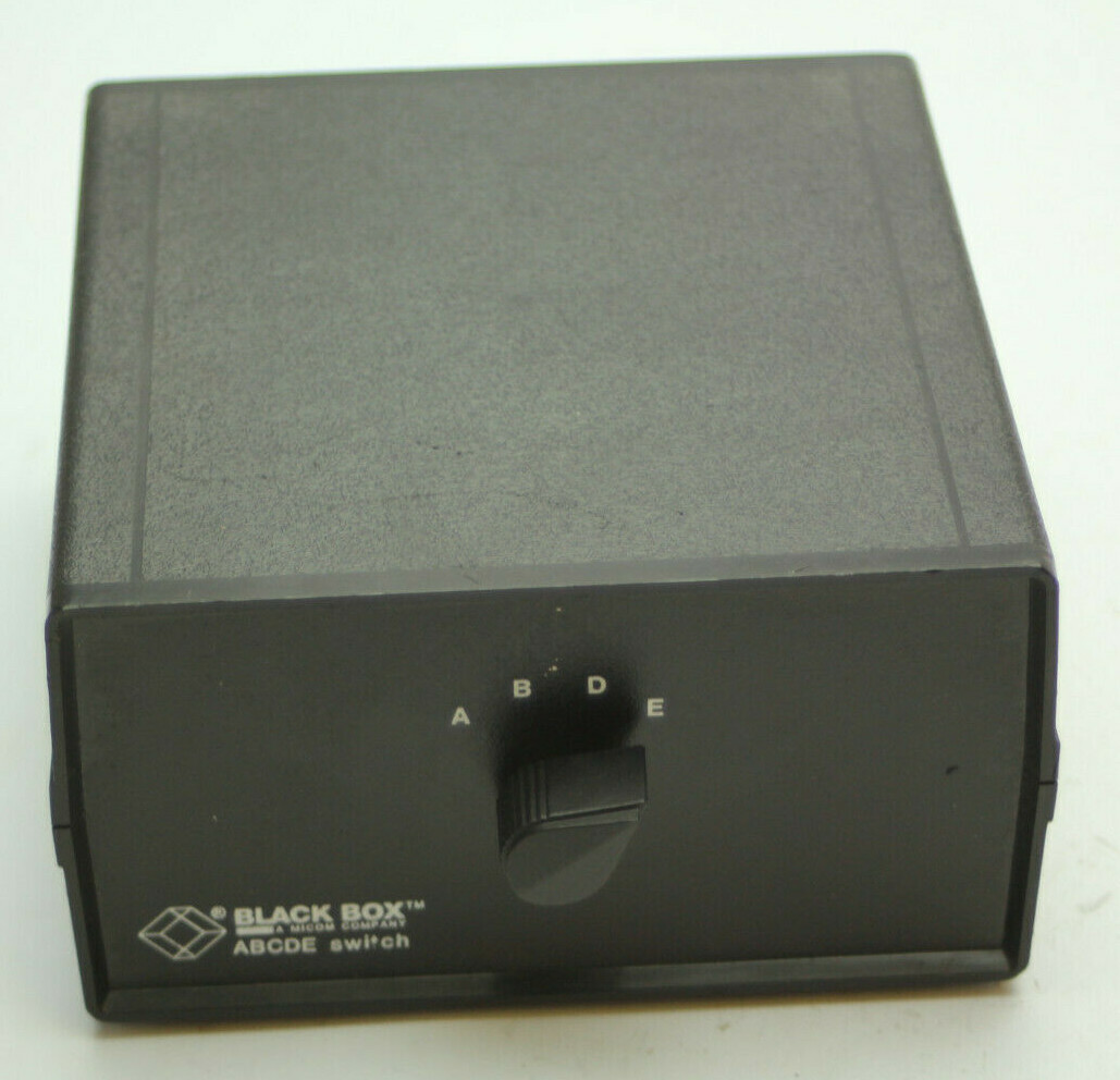 Black Box Corp SW0S0B-FFFFF ABCDE Switch Terminal Box Used