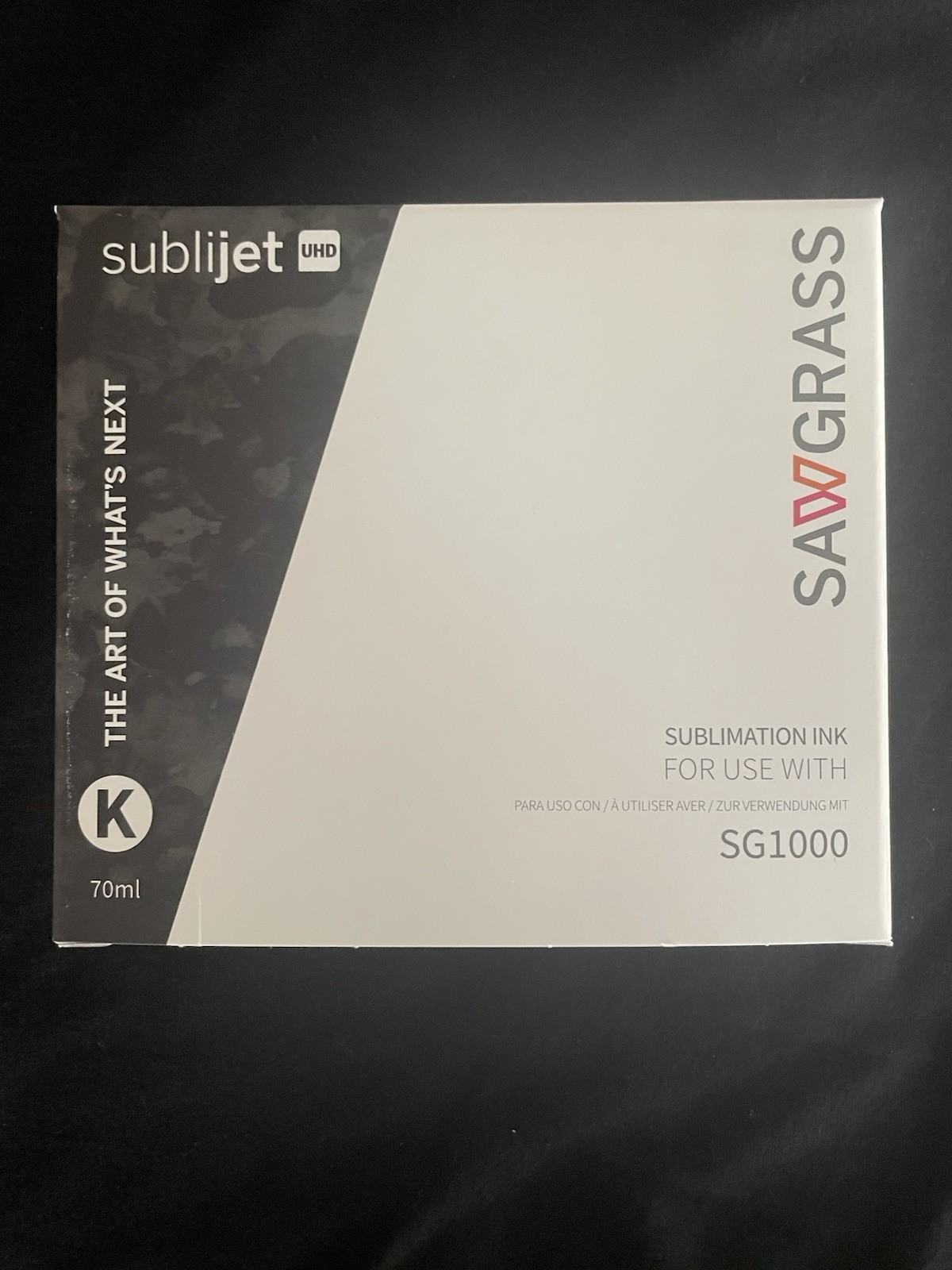 Sawgrass SubliJet UHD Sublimation Ink Cartridge SG1000 Black 70 Mil 2027 Exp