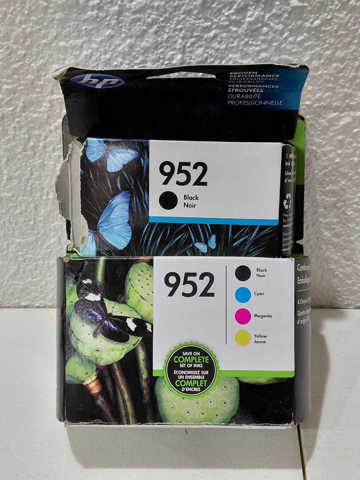 4-Pack HP X4E07AN Genuine Ink Cartridges HP 952 B C M Y in BOX  2021 Exp