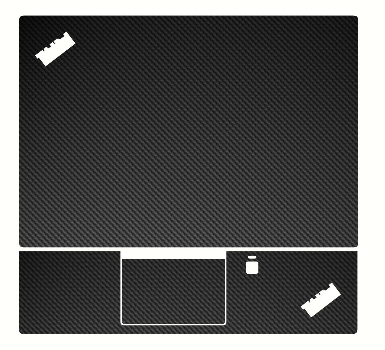 LidStyles Multiple Colors Carbon Fiber Laptop Skin Protector ThinkPad T480S