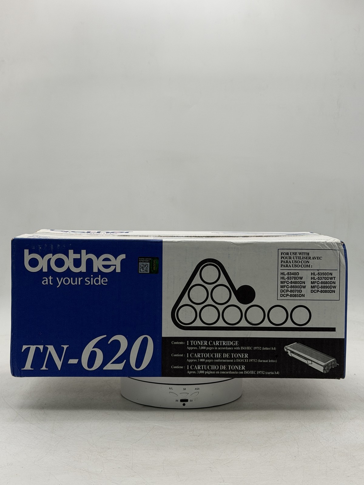 Brother TN620 Black Toner Cartridge OEM New Sealed HL-5340D HL-5370DW MFC-8890DW