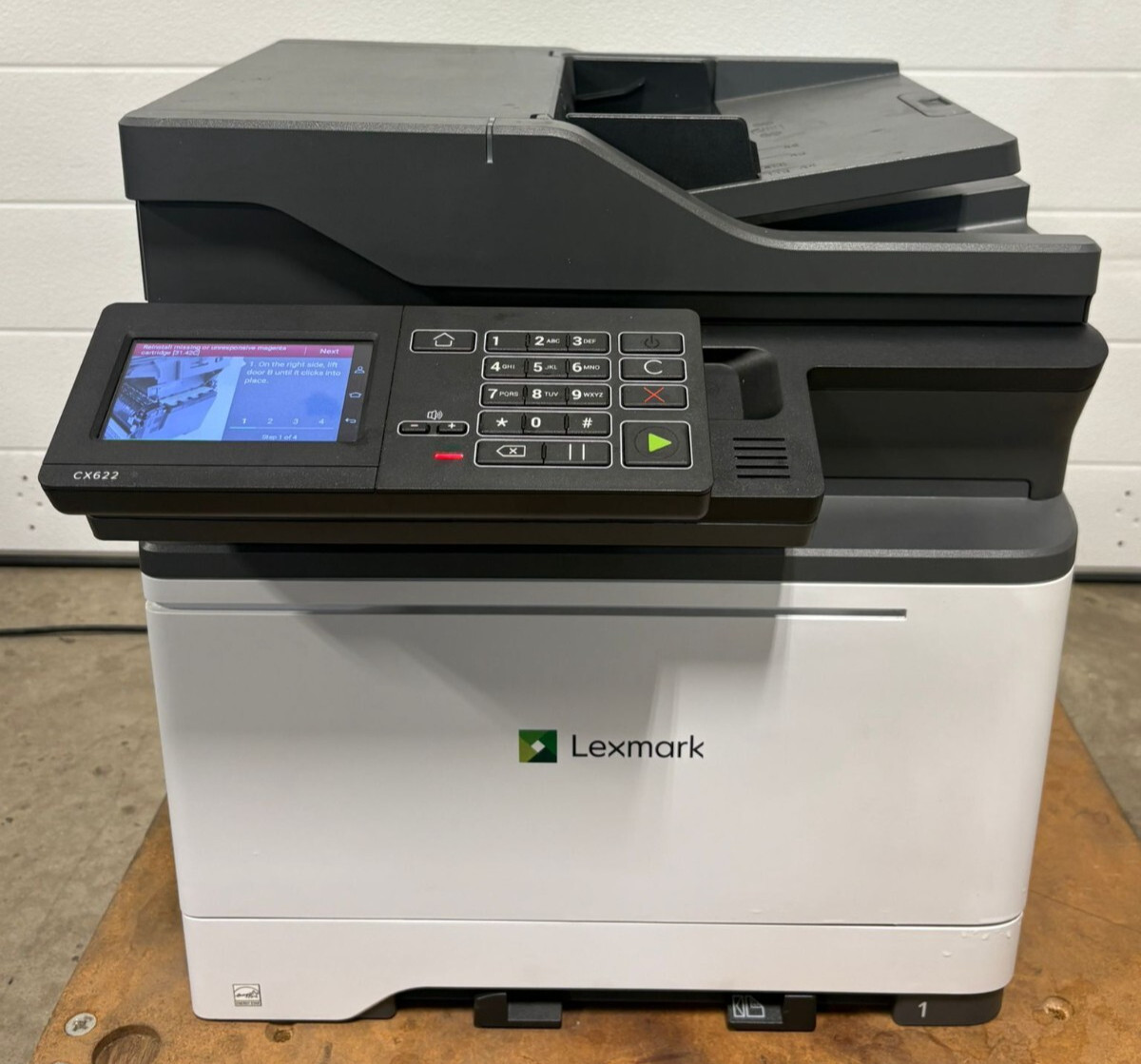 Lexmark CX622ade All-In-One Color Laser Printer Part 7529-636, LEX-M14-002