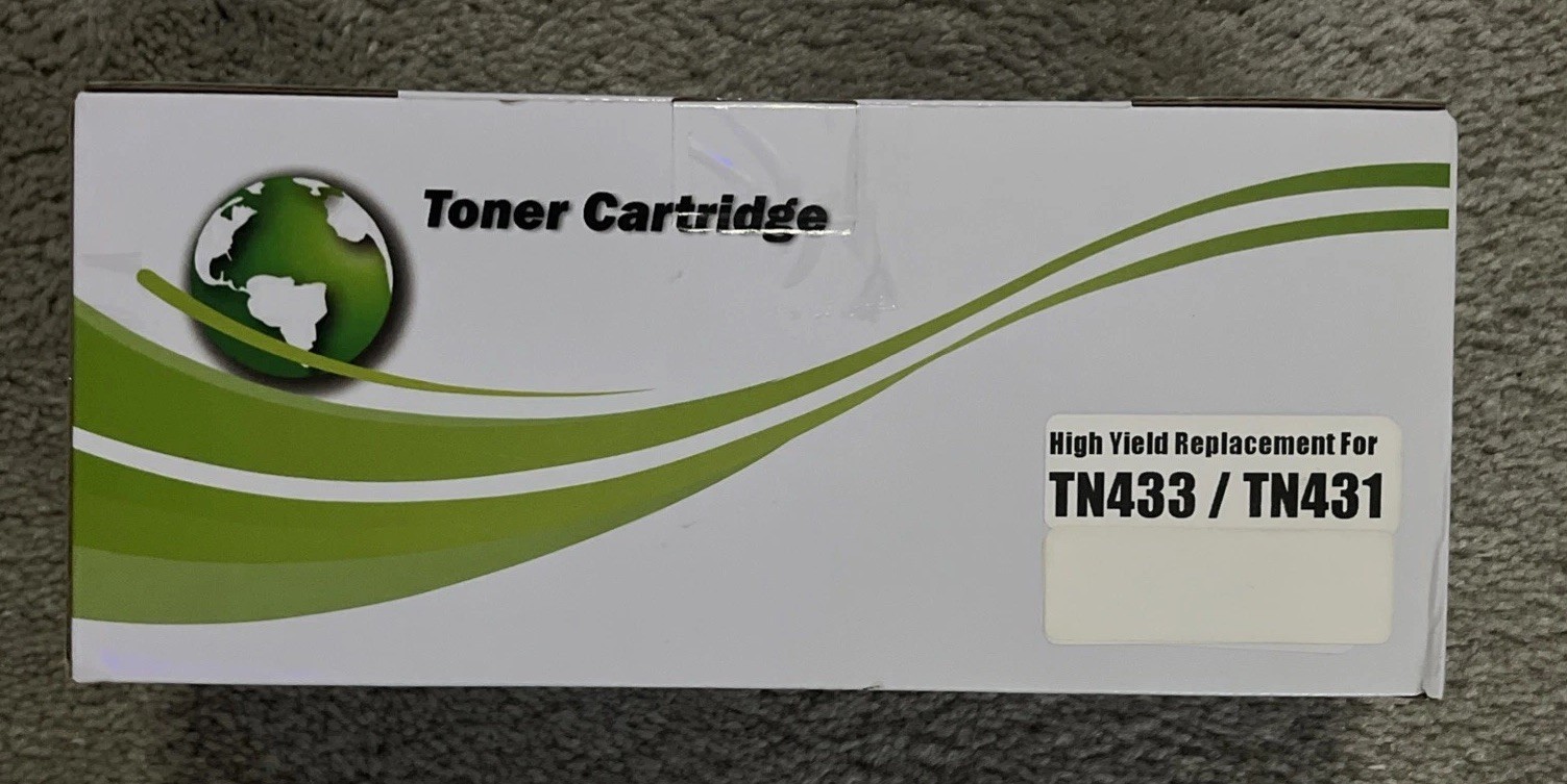 TN433 TN431 Black Toner Cartridge for Brother HL L8260CDW L8360CDW MFC-L8610CDW