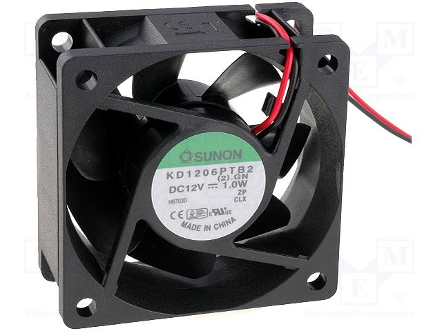 Sunon Kd1206Ptb2 Fan Dc12V 1.4W 1 2-Wire 2 3-Wire Tested Working