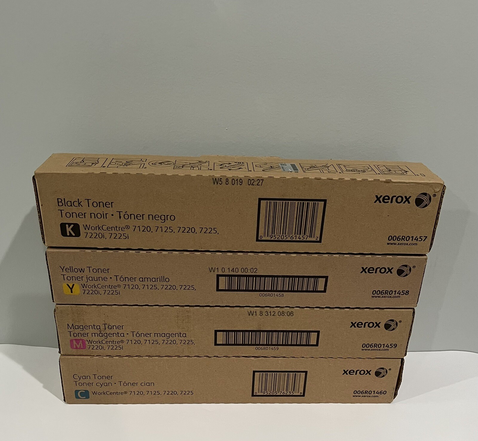 Xerox WorkCentre 7120 (006R01457,006R01458,006R01459,006R01460) Toner Crtg Set