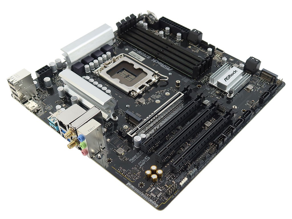 ASROCK B760M-C INTEL B760 SOCKET LGA1700 DDR5 HDMI MICRO ATX MOTHERBOARD NO I/O