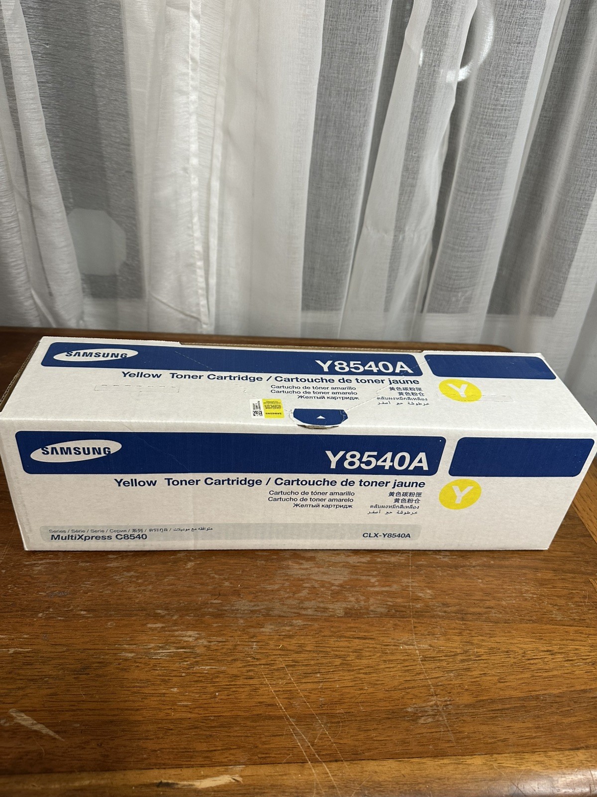 Genuine Samsung CLXY8540A CLX-Y8540A Yellow Toner Cartridge Y8540 NEW NIB