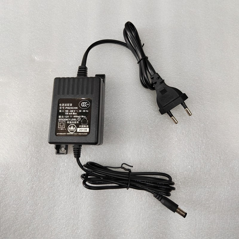 Power Adapter Charger 12V 400mAh For Shure Wireless Microphone QLXD4 SLX4 BLX288