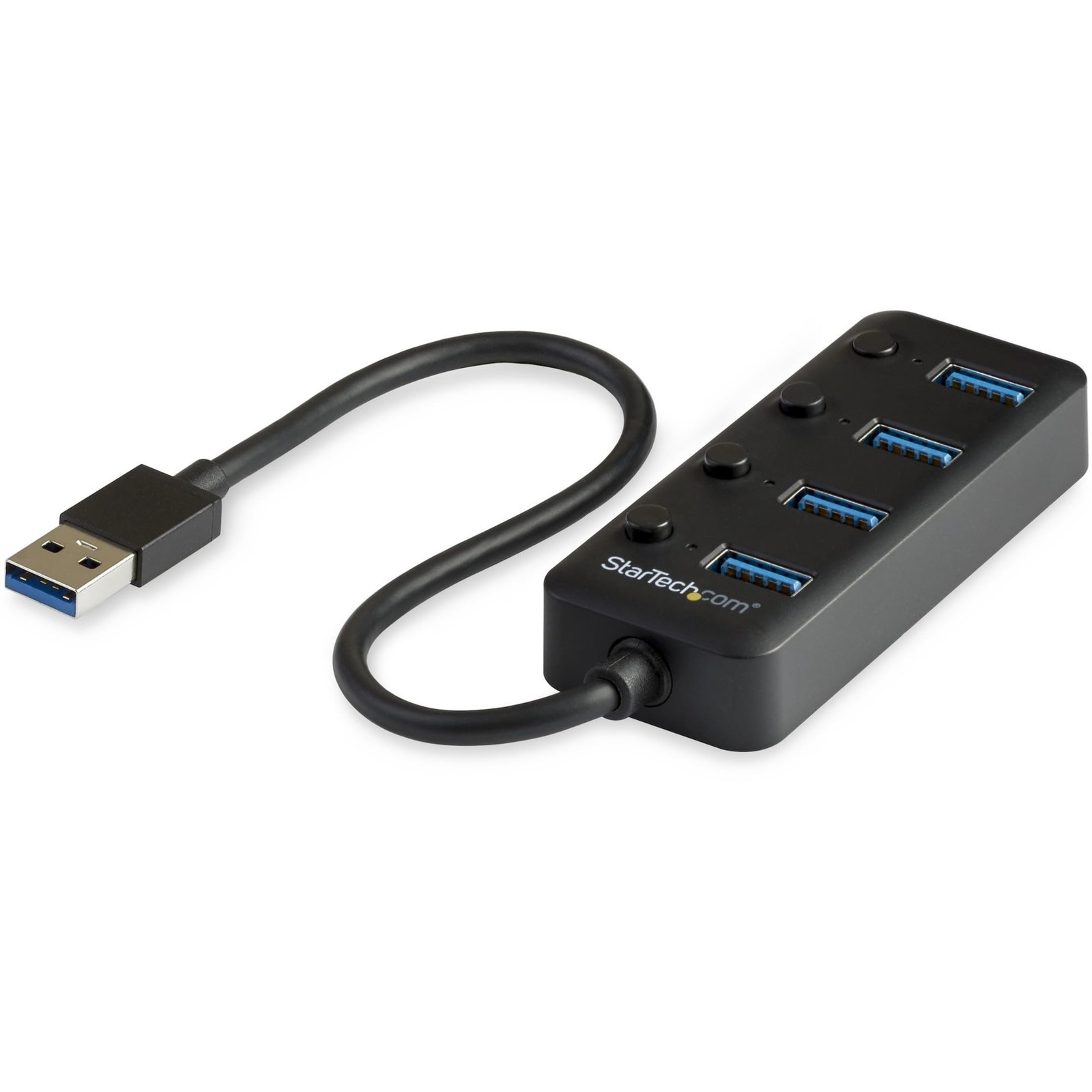 Startech.Com 4 Port Usb 3.0 Hub - Usb-A To 4X Usb 3.0 Type-A Individual On/Off