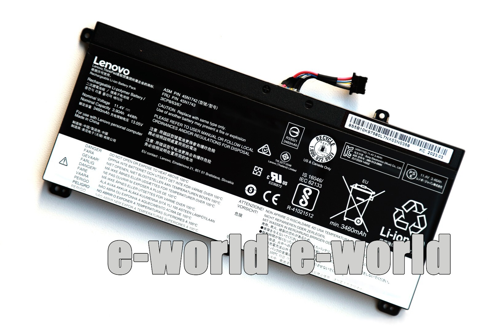 Genuine 45N1740 45N1742 45N1743 00NY639 Battery For Think pad T550s T560 W550s