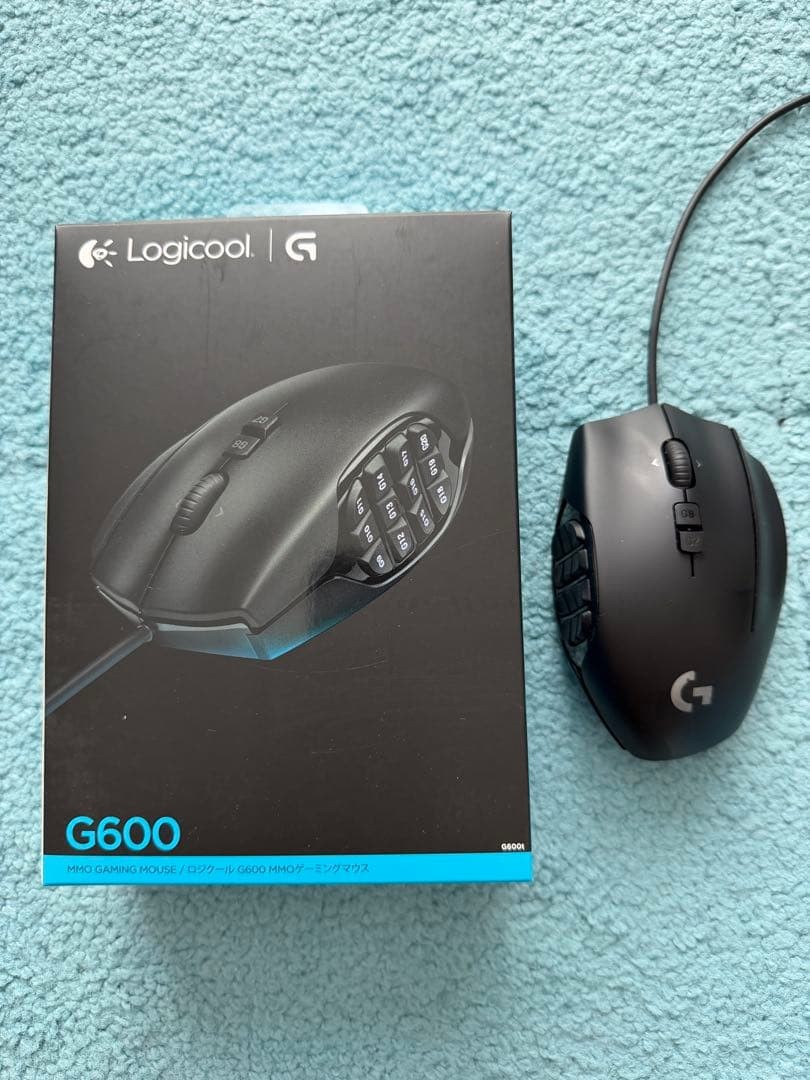Logicool G600t MMO Gaming Mouse Black USB Wired 20 Buttons 3.0 PLUS
