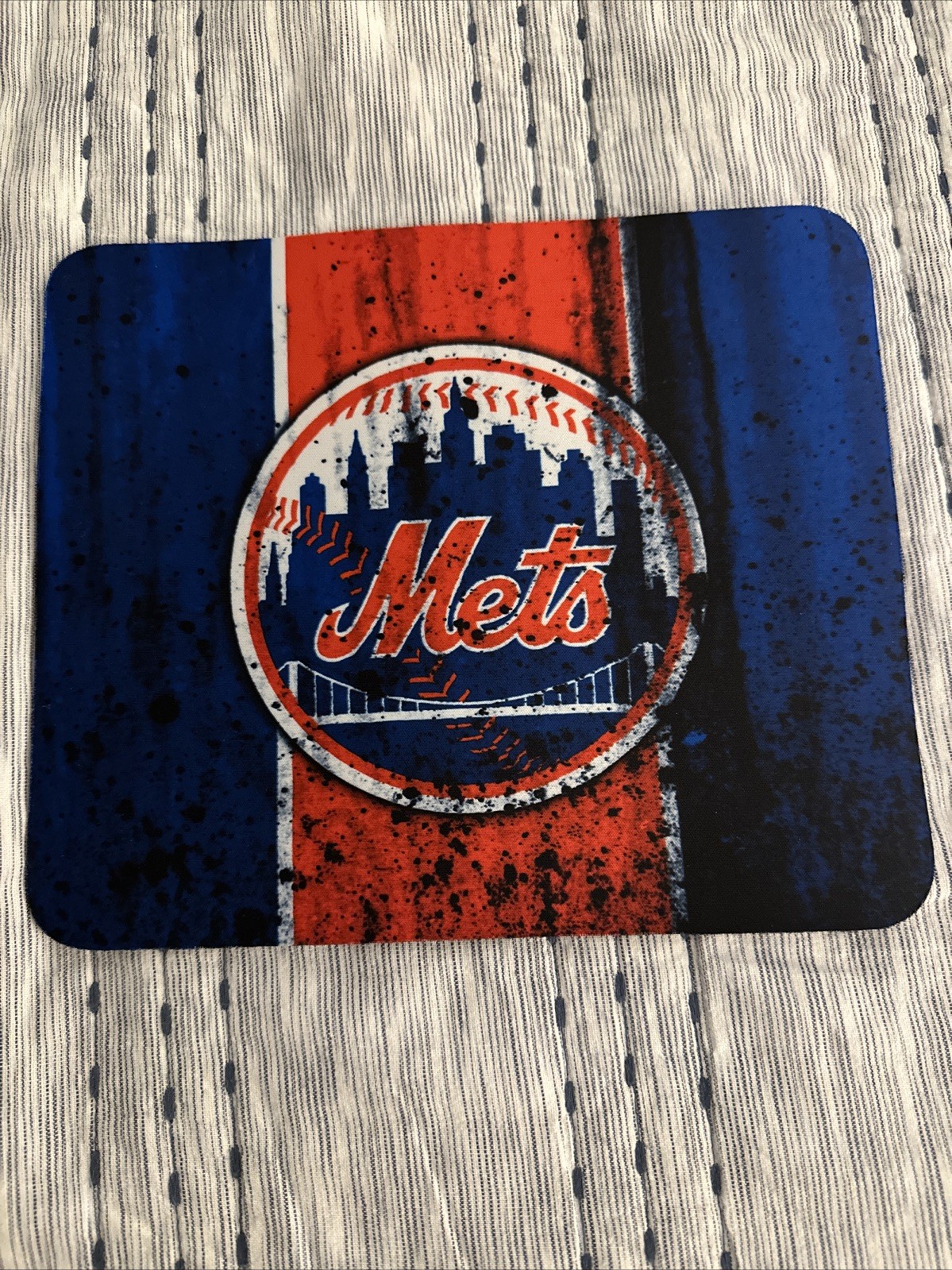 mousepad new york mets mlb, mouse pad baseball, desk mat 9x8 Inches