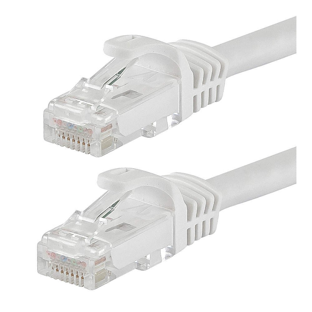 MONOPRICE 9825 Patch Cord,Cat 6,Flexboot,White,14 ft. 38F995