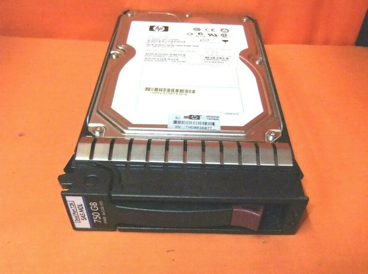 461288-001 HP 461135-B21 461134-001 750GB 7.2K 3.5 DP Drive 