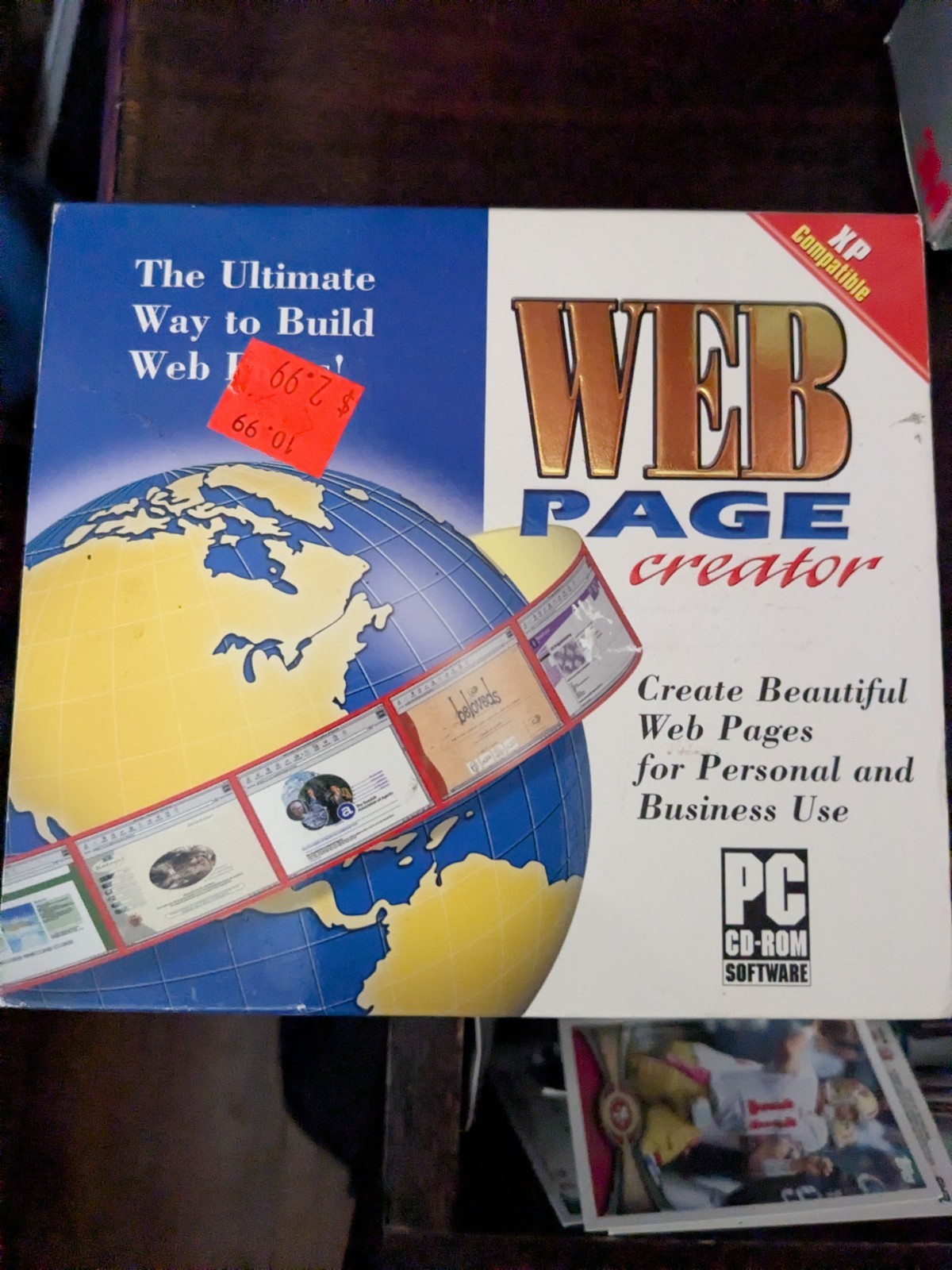Swift Vintage Web Page Creator PC CD 