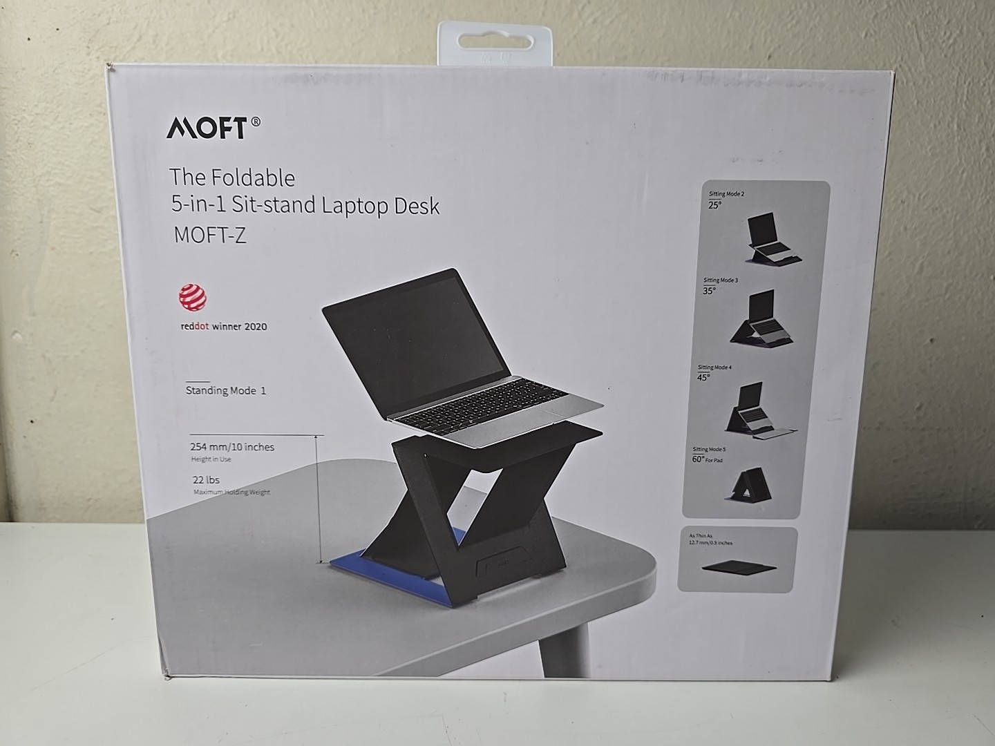 MOFT Z 5in1 Sit-Stand Laptop Desk Foldable Stand Portable Adjustable