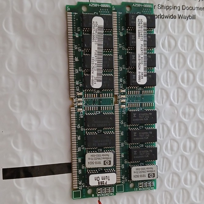 HP 8MB Kit (2x4MB) 72-Pin SIMM EDO DRAM 70ns 1818-5624 Total 8MB