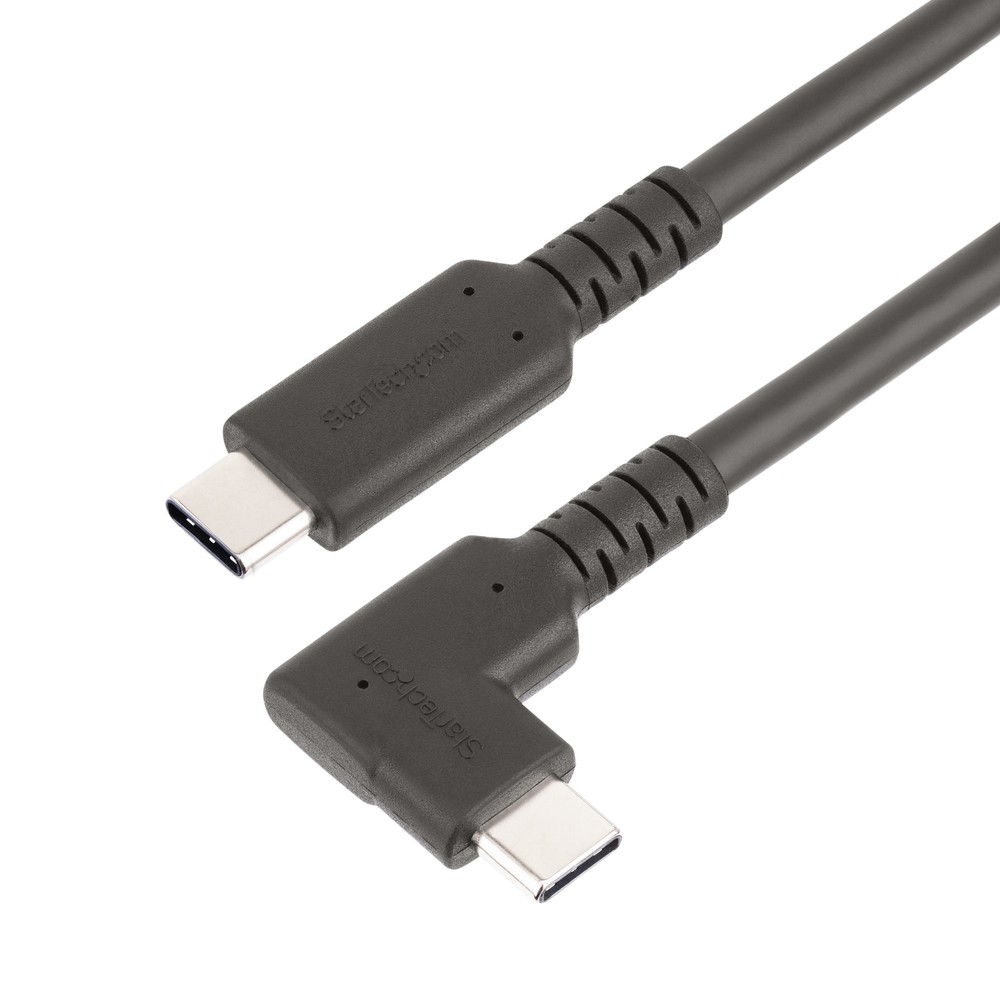 Startech Rusb31Cc50Cmbr Rugged Right Angle Usb-C Cable Usb C To 90 Degrees