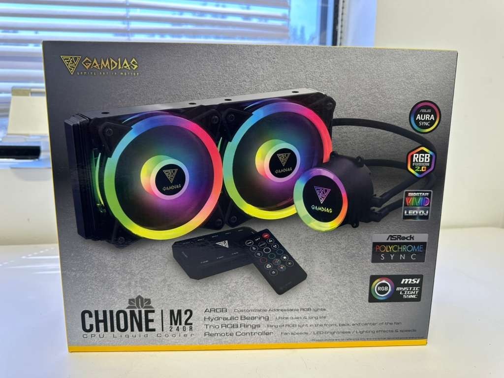 Gamdias Chione M2-240R RGB CPU Liquid Cooler 240mm AIO