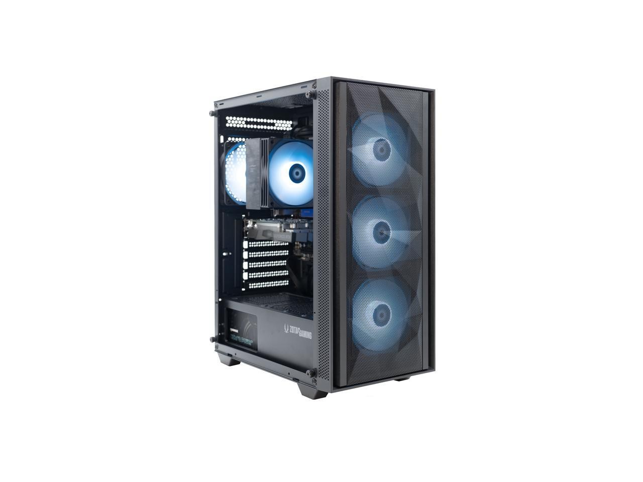 MEK AI-Enhanced Gaming PC Desktop Computer - NVIDIA GeForce RTX 3050, AMD Ryzen