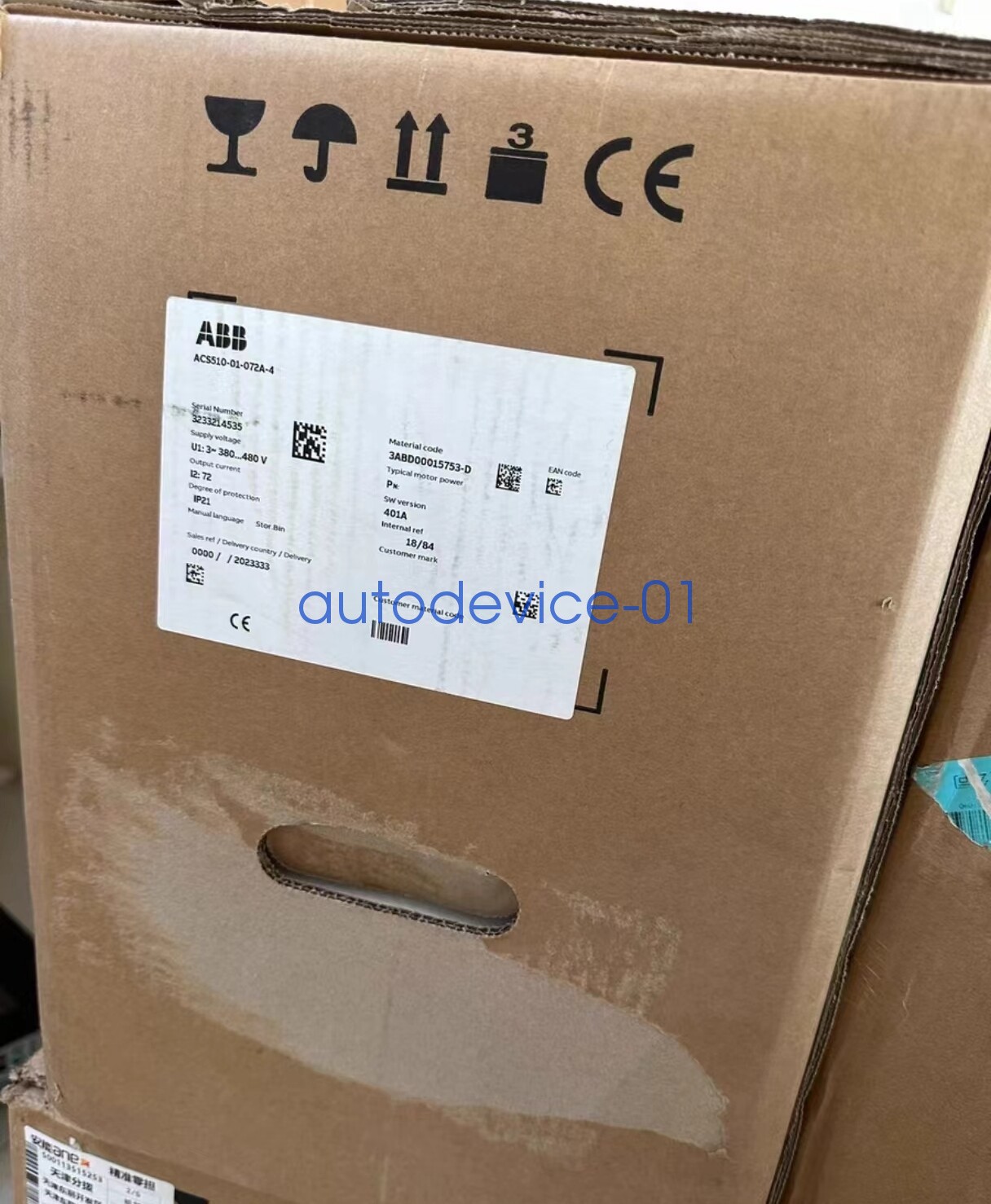 1PC New ABB ACS510-01-072A-4 Inverter ACS51001072A4 37Kw DHL/FedEx