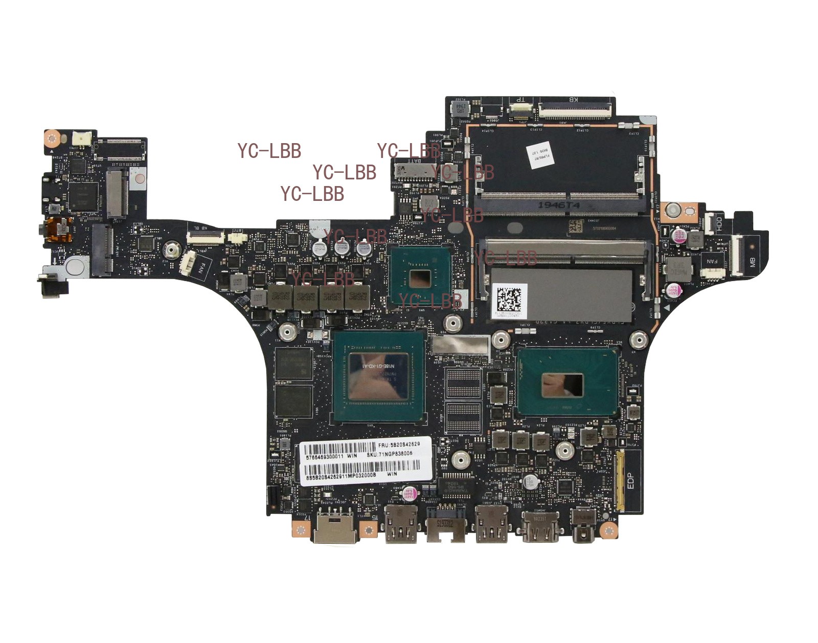 For Lenovo Legion Y740-17IRHg Motherboard I7 9750H 2060 6G 5B20S42629