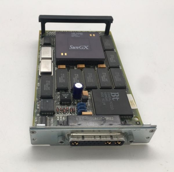 Sun cg6 gx sbus 8-bit color frame buffer gwv76cg6, -07 rev.50, 270-1672-04 rev.