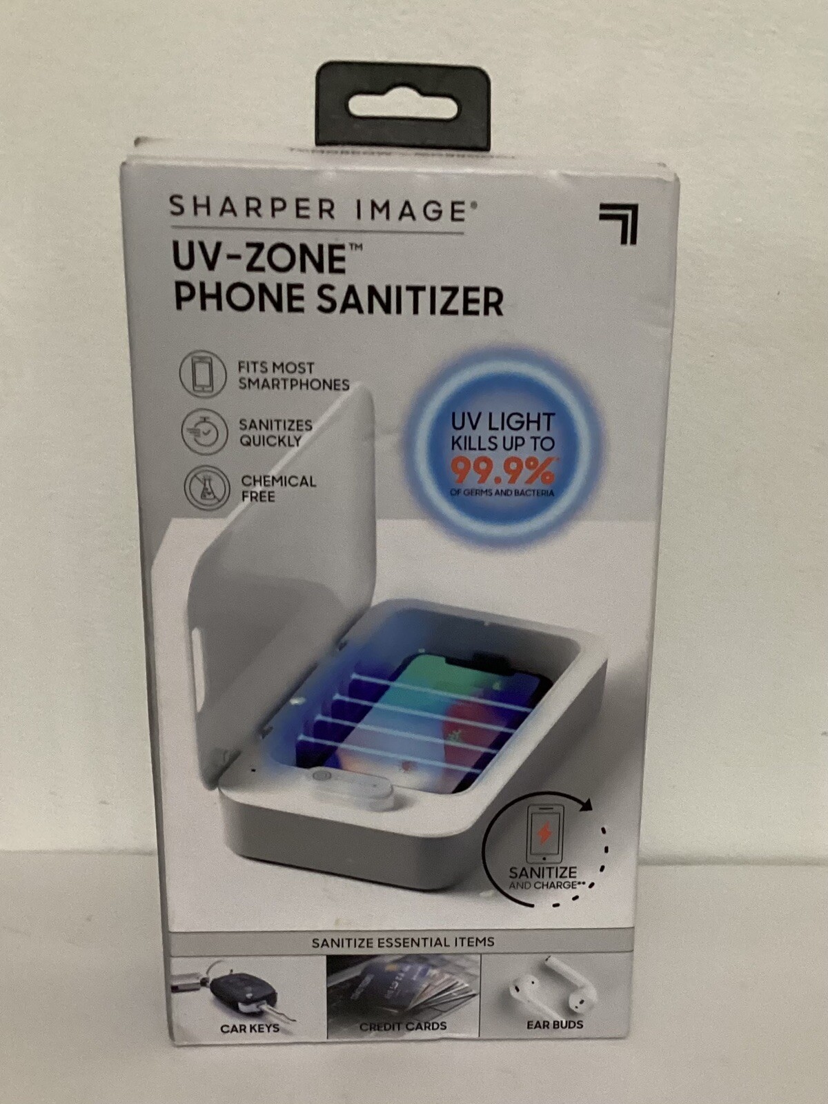 Sharper Image  UV Zone Phone Sanitizer