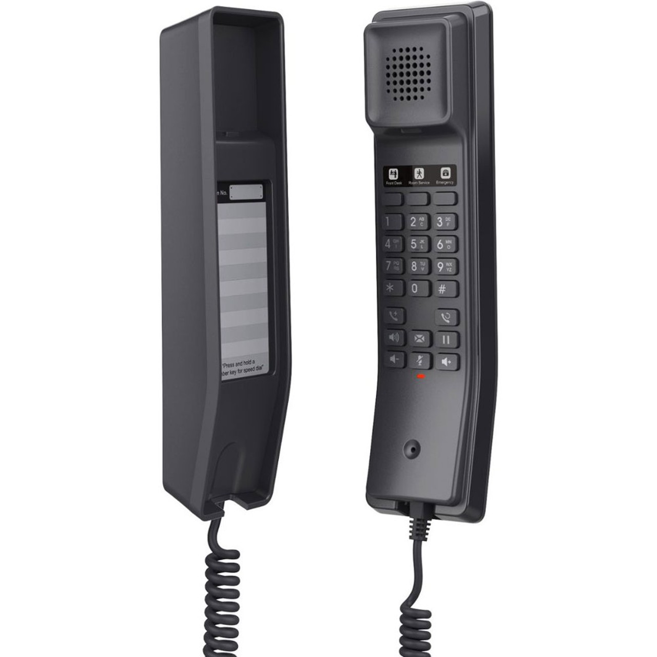 Grandstream GS-GHP611W Compact Hotel IP Phone with Built-In WiFi Black