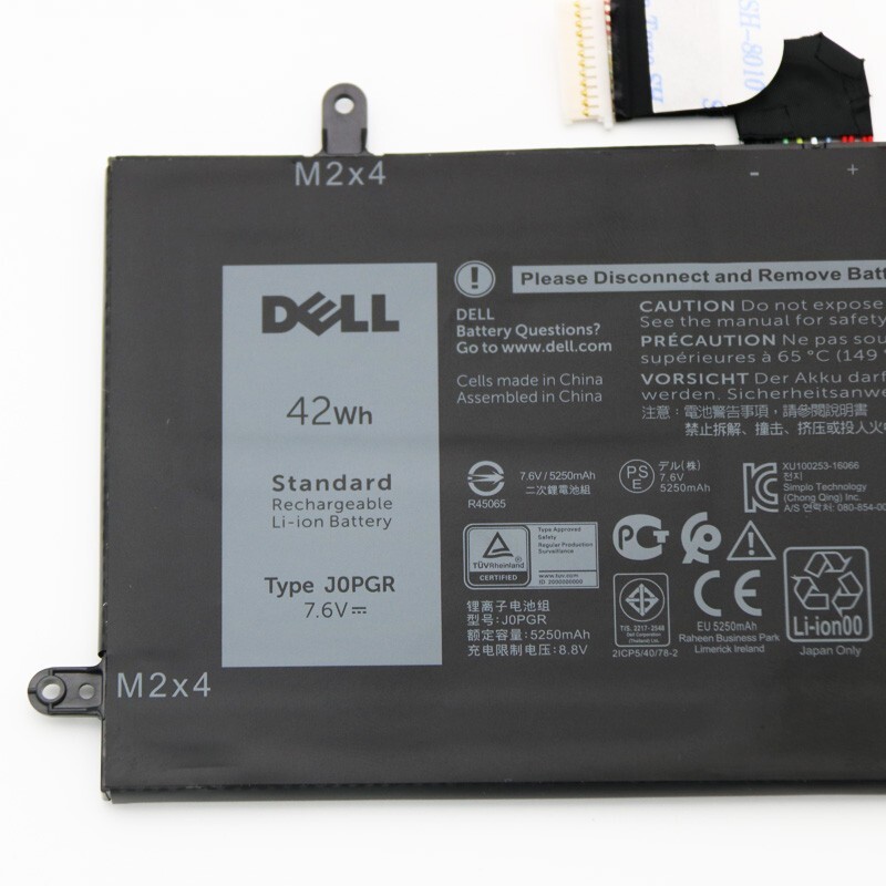 New Genuine J0PGR Laptop Battery for Dell Latitude 12 5285 5290 2-in-1 Series