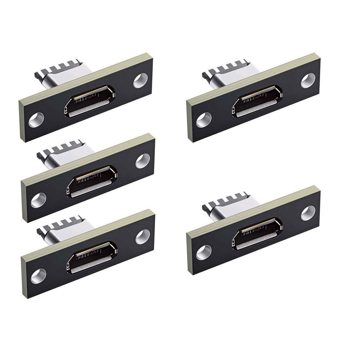 5pcs/lot DIY Solder Socket Type-C Female Connector Replace for Mini-USB SMT Type