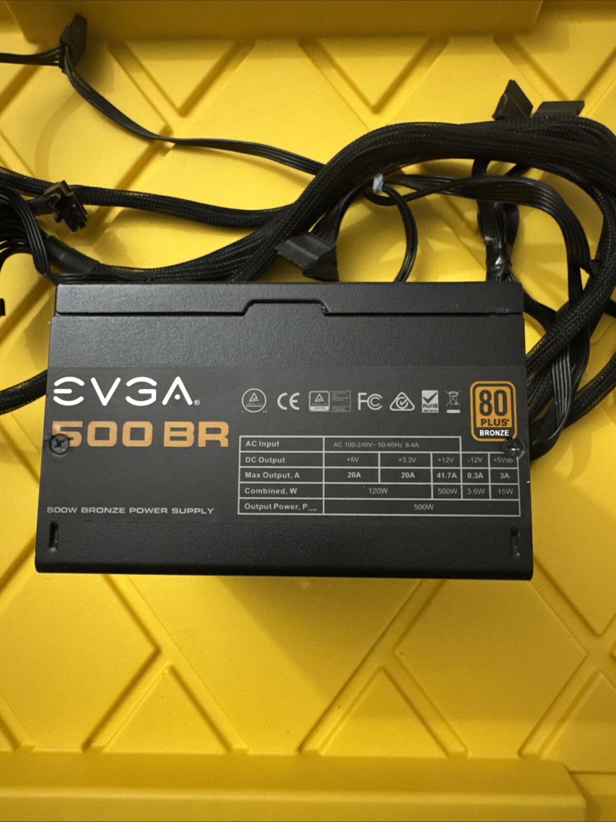 EVGA POWER SUPPLY|PLUS BRONZE|500W|FAST SHIPPING|