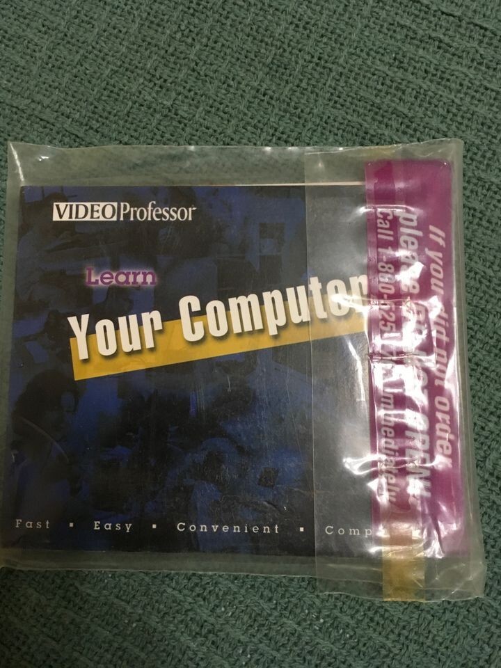 VIDEO PROFESSOR Learn Your Computer 3-CD Lessons Set - 2004