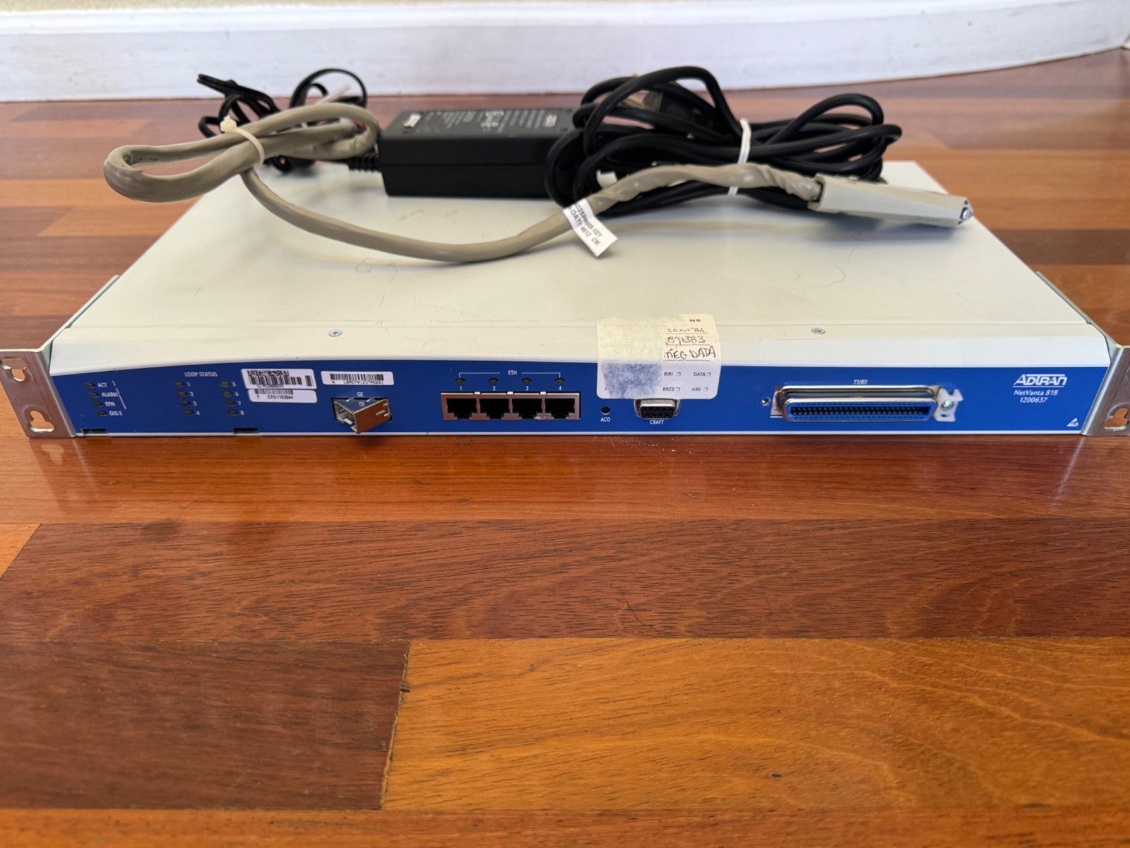Adtran NetVanta 818 1200637 T1/E1 EFM NTE Network Router