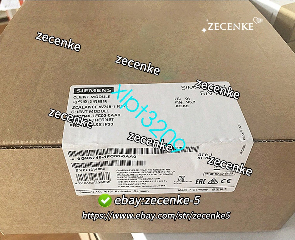 6GK5748-1FC00-0AA0 NEW Siemens Electric Switch Module FedEx or DHL