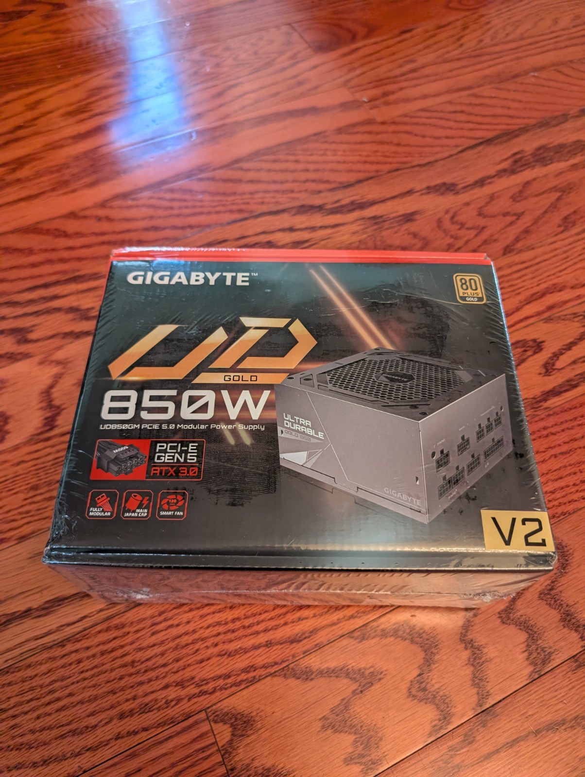 GIGABYTE GP-UD850GM PG5 Rev2.0 - PCIe5.0 Ready - ATX3.0 - 850W 80 Plus - NEW