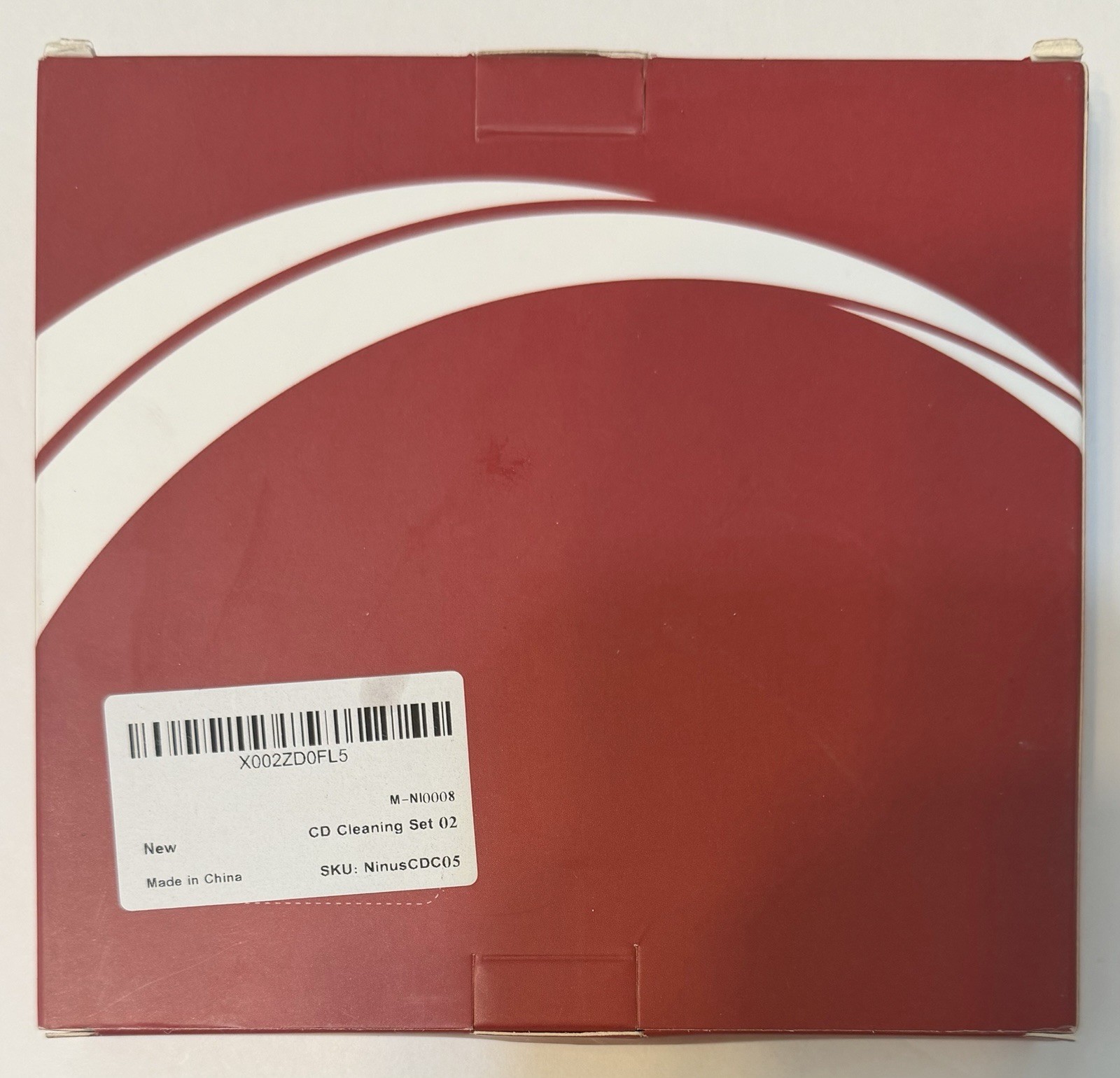 Nicer CD/VCD/DVD Player Cleaner Kit, Laser Lens Cleaning Disc,NS-2 Red