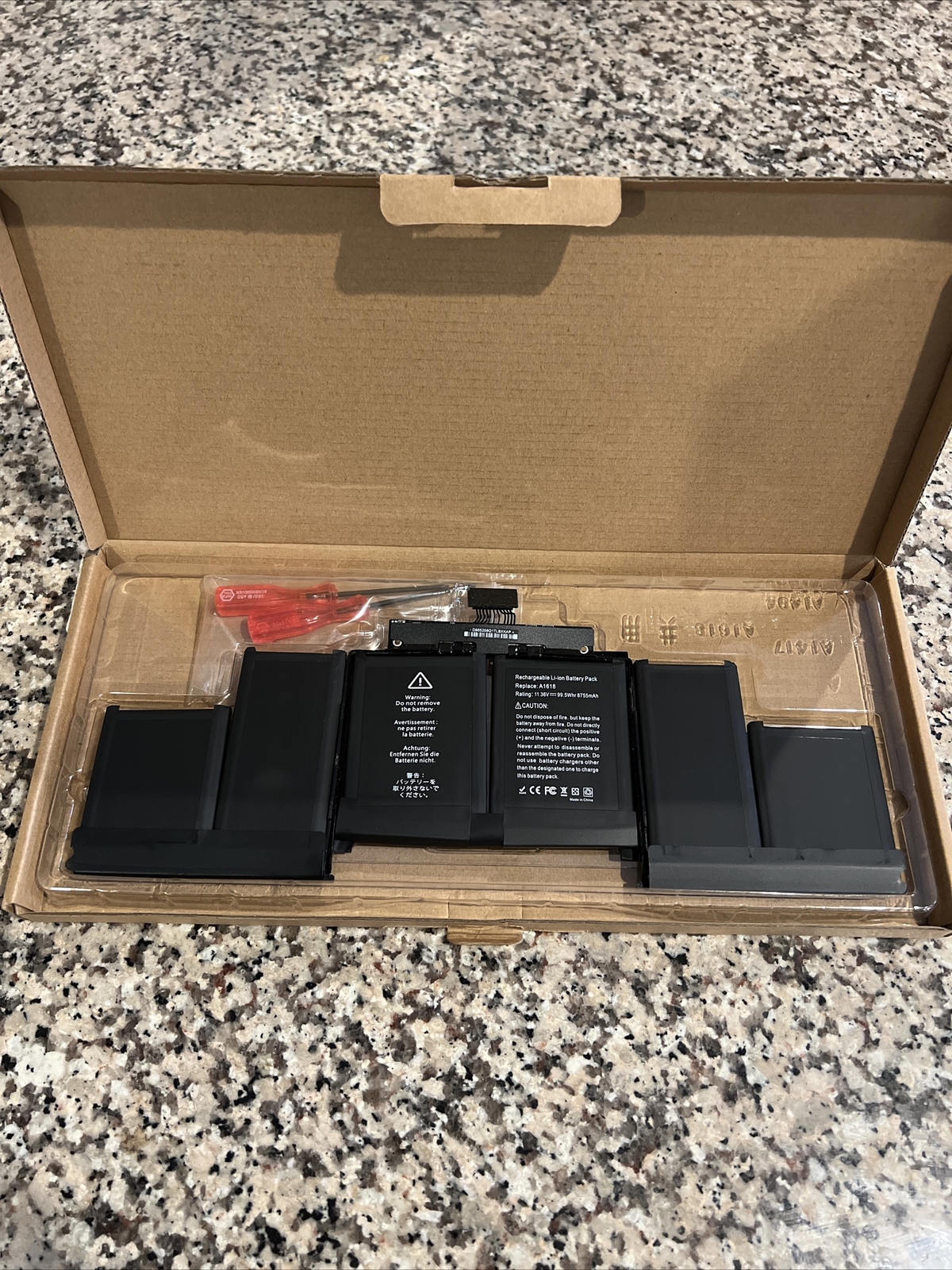 OEM A1618 Battery for Apple MacBook Pro 15” Retina A1398 99.5Wh 11.36v 8755mAh